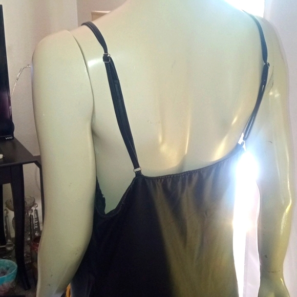 Shein Curve Black Soft Faux Leather front Cross over  dress 2XL See Photos. - Picture 3 of 6